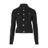 Bottega Veneta Double Cavalry Stretch Wool Jacket In Black