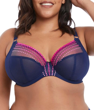 Elomi Matilda Side Support Plunge Bra In Navy