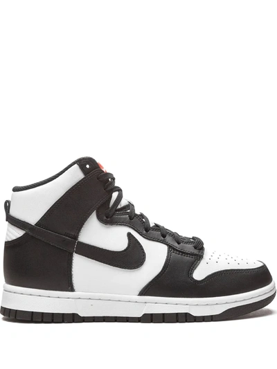 Nike Dunk High Basketball Shoe In White/black-university Red