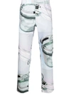 Rochambeau X Nick Farhi Pyrex-print Trousers In Mehrfarbig