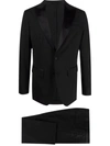 Dsquared2 Crystal-embellished Single-breasted Suit In Black
