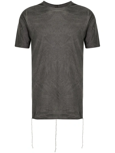 Isaac Sellam Experience Tape-detail Short-sleeved T-shirt In Grau