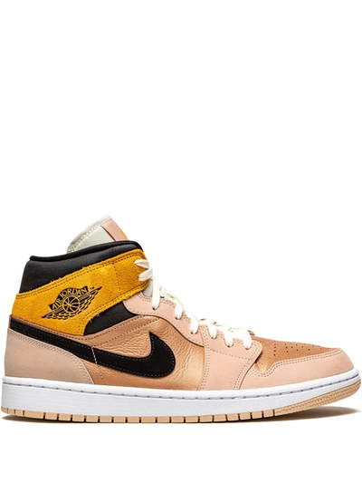 Jordan Air  1 Mid Sneakers In Neutrals