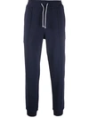 Brunello Cucinelli Drawstring Fastening Track Pants In Blau