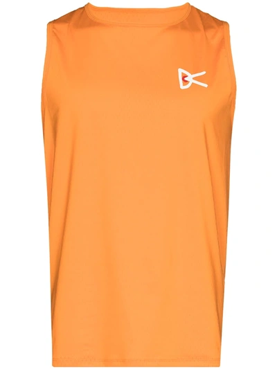 District Vision Air--wear Performance Tank Top In Orange