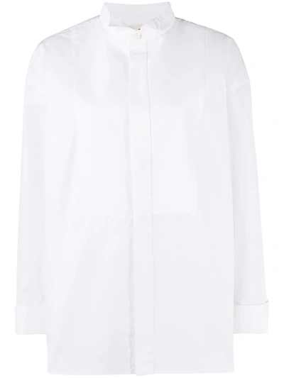 Marni 胸甲式衬衫 In White