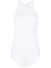 RICK OWENS RUCHED TANK TOP