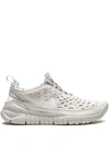 Nike Free Run Trail Suede And Mesh Sneakers In Neutral Grey/white-summit White