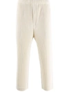 ISSEY MIYAKE PLEATED CROPPED TROUSERS