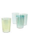 Lsa Set Of 4 Gems Tumblers In Green