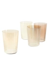 Lsa Set Of 4 Gems Tumblers In Brown