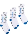 Natasha Zinko X Duoltd Three-pack Socks In White