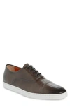 Santoni Durbin Derby Sneaker In Grey