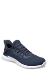 Apl Athletic Propulsion Labs Techloom Tracer Knit Training Shoe In Navy/ White