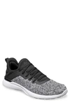 Apl Athletic Propulsion Labs Techloom Tracer Knit Training Shoe In Black/ Grey