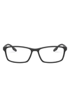 Prada 54mm Optical Glasses In Black