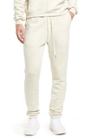 John Elliott La Drawstring Cotton Joggers In Oatmeal Heather