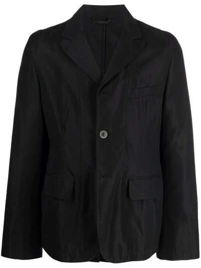 Ann Demeulemeester Single-breasted Tailored Blazer In Black