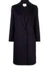 VINCE SINGLE-BREASTED FITTED COAT