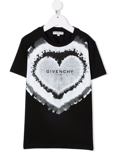 Givenchy 爱心印花t恤 In Nero