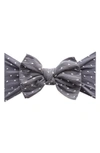 Baby Bling Babies' Bow Head Wrap In Shabby Storm Dot