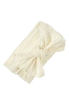 Baby Bling Babies' Bow Head Wrap In Ivory Dot