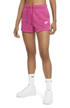 Nike Essential Shorts In Fireberry/ Heather/ White
