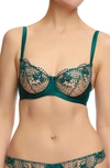 DITA VON TEESE JULIES ROSES UNDERWIRE BALCONETTE BRA,D59019