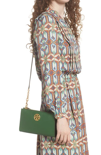 Tory Burch Carson Zip Top Crossbody Bag In Arugula ModeSens - Main Image