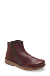 Naot Spello Boot In Soft Bordeaux/ Walnut/ Violet