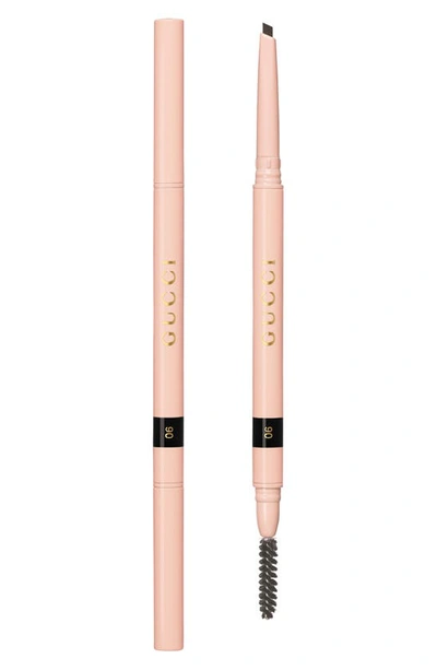 Gucci Stylo À Sourcils Waterpoof Eyebrow Pencil In 06 Noir