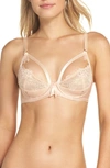 Dita Von Teese Madame X Underwire Bra In Creme Caramel