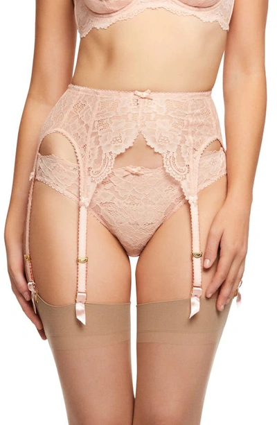 Dita Von Teese Cora Suspender Belt In Vintage Peach