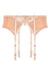 Dita Von Teese Madame X Garter Belt In Creme Caramel