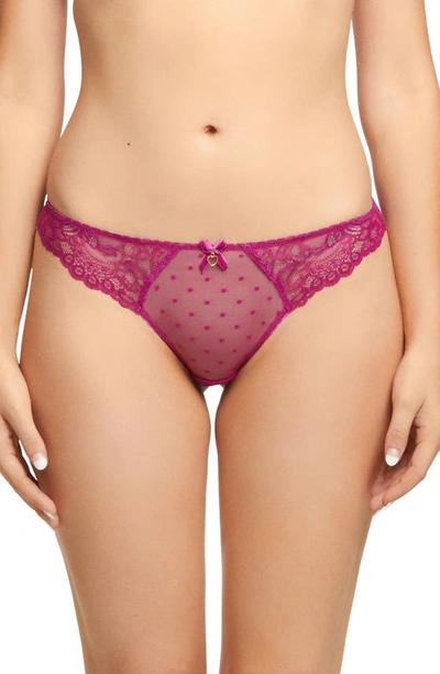 Dita Von Teese Fiamma G-string In Magenta