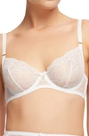 Dita Von Teese Fiamma Underwire Balconette Bra In White