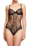 Dita Von Teese Fiamma Bodysuit In Black