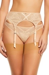 Dita Von Teese Dahlia Suspender Belt In Crem Cara