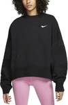 Nike Sportswear Crewneck Sweatshirt In Champagne/ White