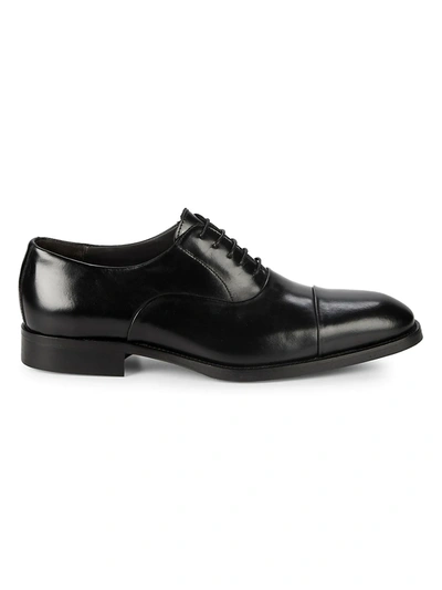 To Boot New York Men's Bergamo Leather Cap Toe Oxfords - Black - Size 9