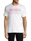FRENCH CONNECTION MEN'S GRAPHIC LOGO COTTON TEE - WHITE - SIZE L,0400012364429