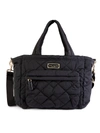 MARC JACOBS WOMEN'S QUILTED BABY BAG - BLACK,0400093983379