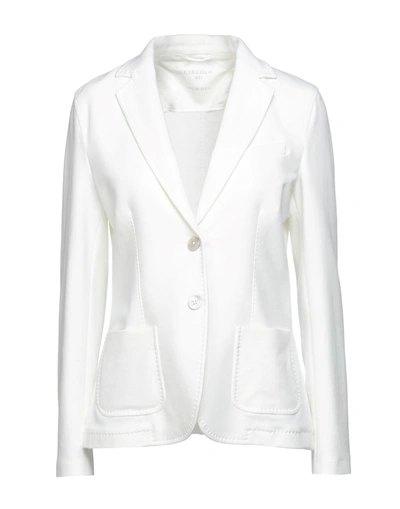 Circolo 1901 Suit Jackets In White