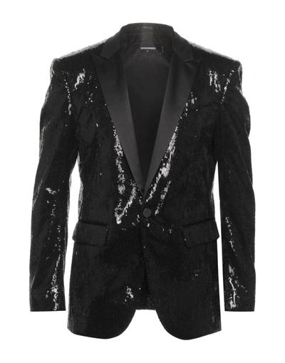 Dsquared2 Suit Jackets In Black