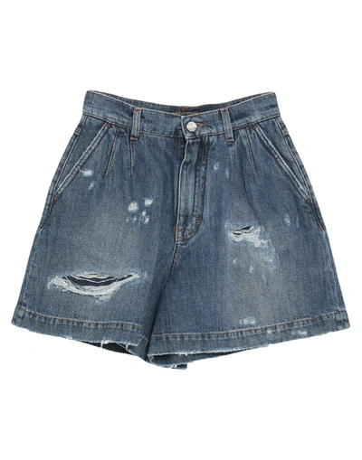 Dolce & Gabbana Denim Shorts In Blue