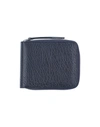 Maison Margiela Wallets In Dark Blue