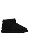 Emu Ankle Boots In Black