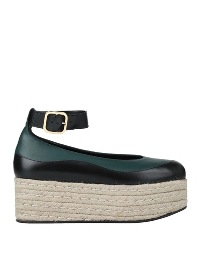 Marni Pumps In Dark Green