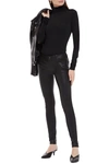 AG LEATHER SKINNY trousers,3074457345623922166