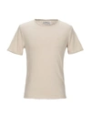 Alpha Studio T-shirts In Beige